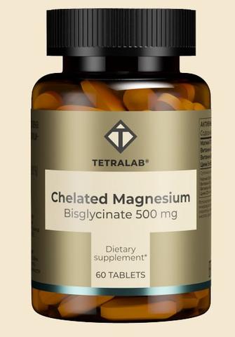 TETRALAB Магний хелат 60 таб