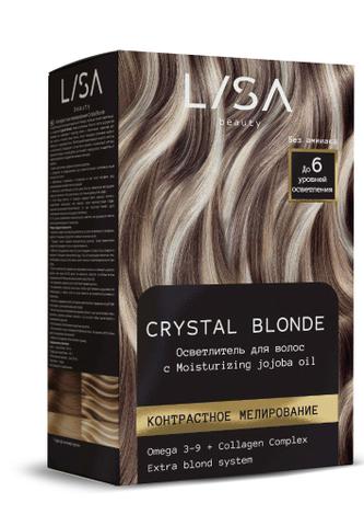 Осветлитель для волос Контрастное мелирование Lisa Crystal Blonde 