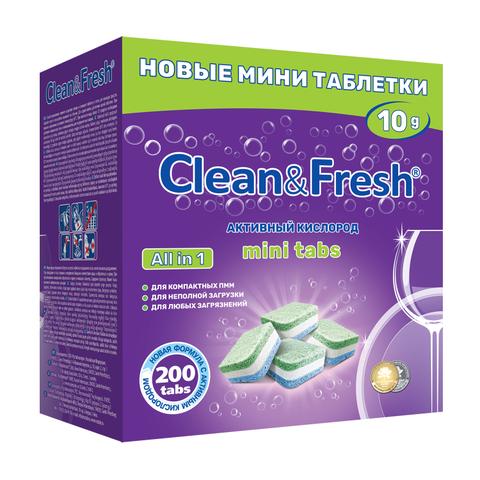 Таблетки для посудомоечной машины Clean & Fresh