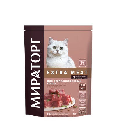 Сухой корм Мираторг Extra meat