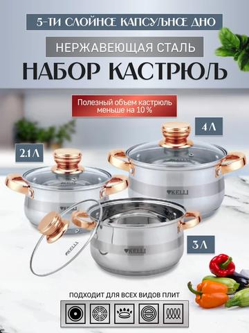 Набор кастрюль Kelli