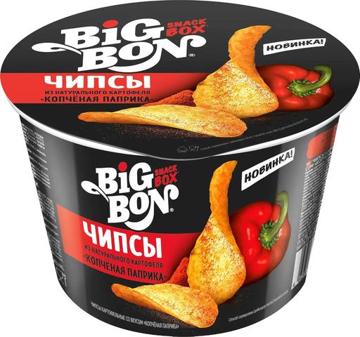 Чипсы картофельные Big Bon "Копчёная паприка"