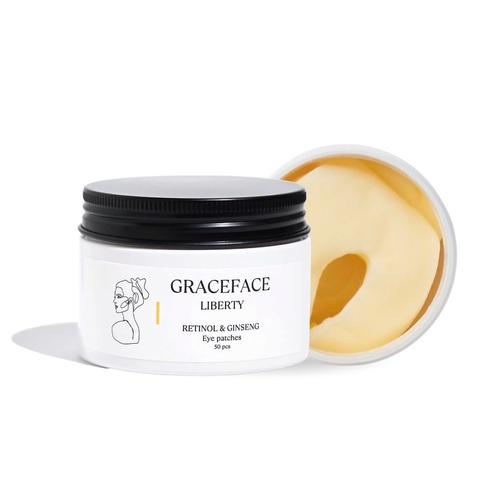 Патчи Graceface Патчи тканевые для глаз с женьшенем
