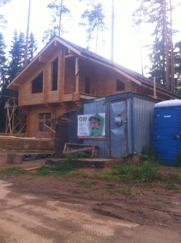 Почему я построил дом из клееного бруса