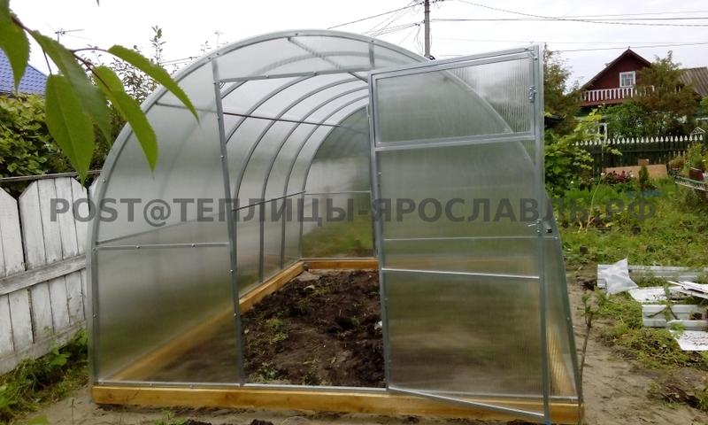 За 4 года использования теплицы поликарбонат не позеленел!