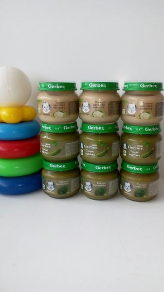 Детское пюре Gerber (первые овощи) — фото из отзыва «Вкусно! Полезно! Кушаем с удовольствием!»