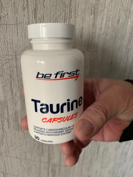 Taurine capsules Be First — фото из отзыва «Хорошая новинка»
