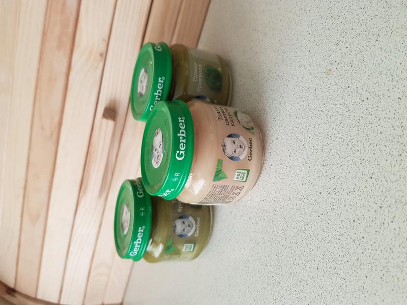 Детское пюре Gerber - Лучшее пюре.