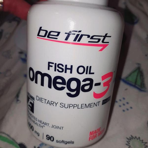 Be First Omega-3 + Витамин E, 90 гелевых капсул — фото из отзыва «Обязательно принимать, если нужна поддержка организма»
