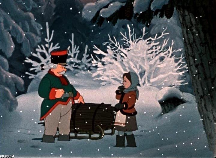 Чудеса в новогоднем лесу.