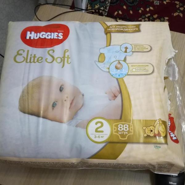 Подгузники Huggies elite soft — фото из отзыва «Прекрасные подгузники за не высокую цену»