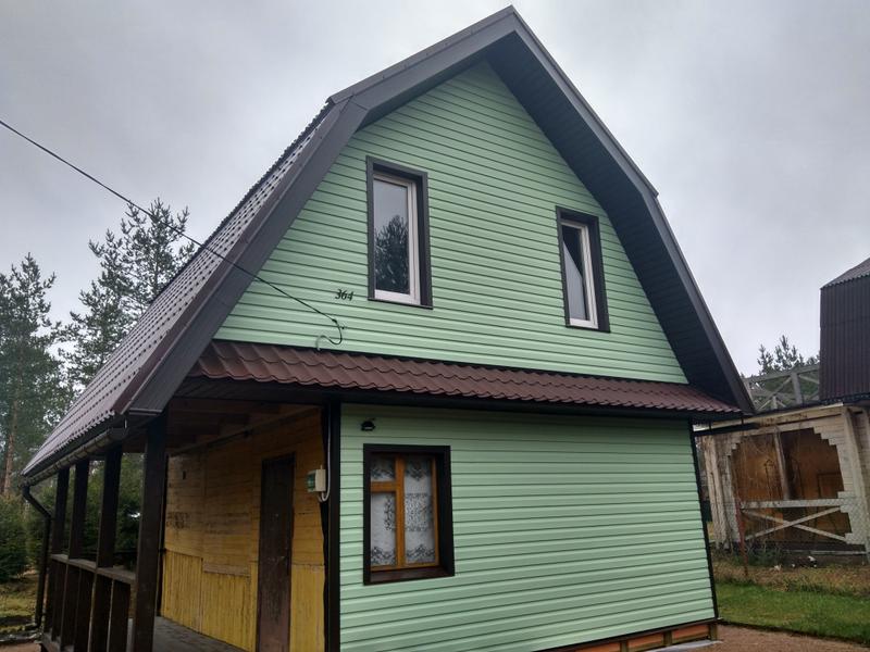 Простой в монтаже, красивого цвета сайдинг