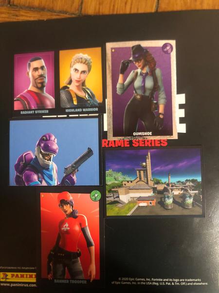 Коллекционный альбом про игру Fortnite — Black Frame Series.