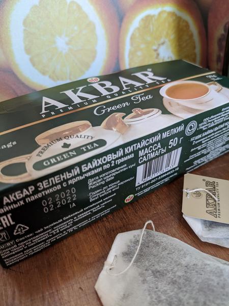 Akbar Китайский - отличный зеленый чай