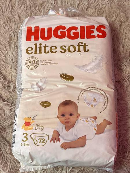Подгузники Huggies elite soft — фото из отзыва «Недорогие подгузники с качеством Элит»