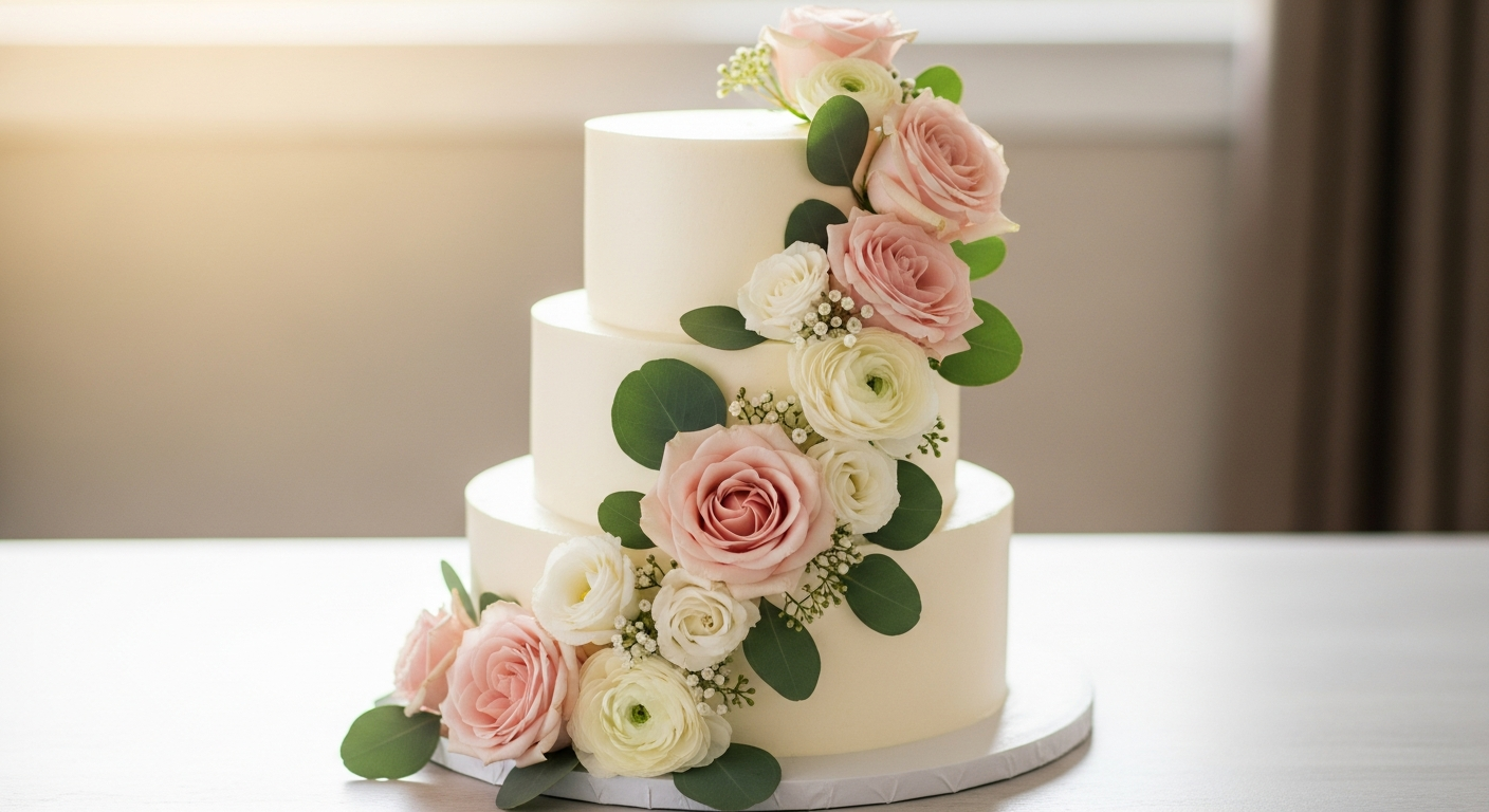 Wedding Cake Design with Fresh Flowers: The Complete Guide for Couples