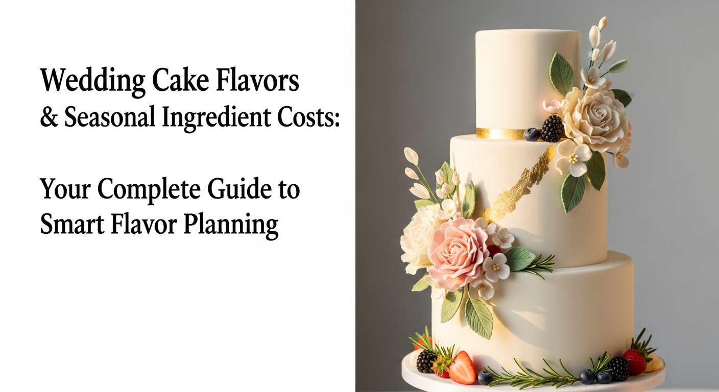 Wedding Cake Flavors & Seasonal Ingredient Costs: Your Complete Guide to Smart Flavor Planning