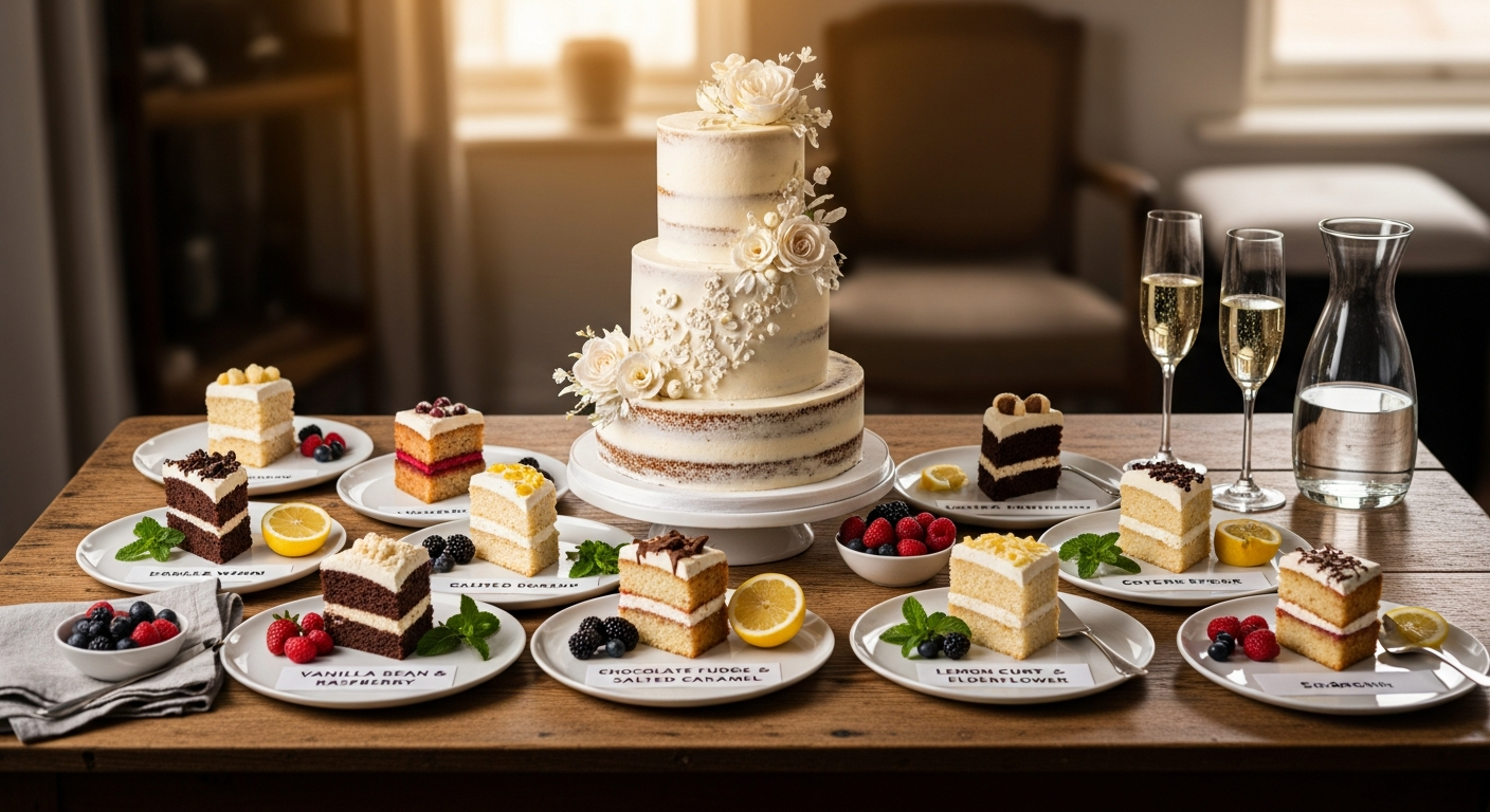 How to Do a Wedding Cake Taste Test at Home: The Complete Guide for Busy Couples