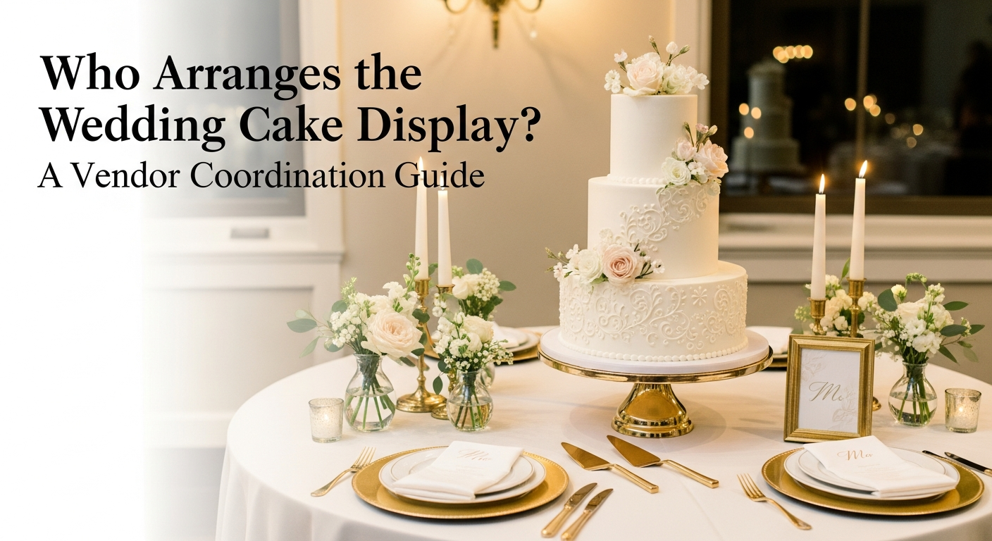 Who Arranges the Wedding Cake Display? A Vendor Coordination Guide