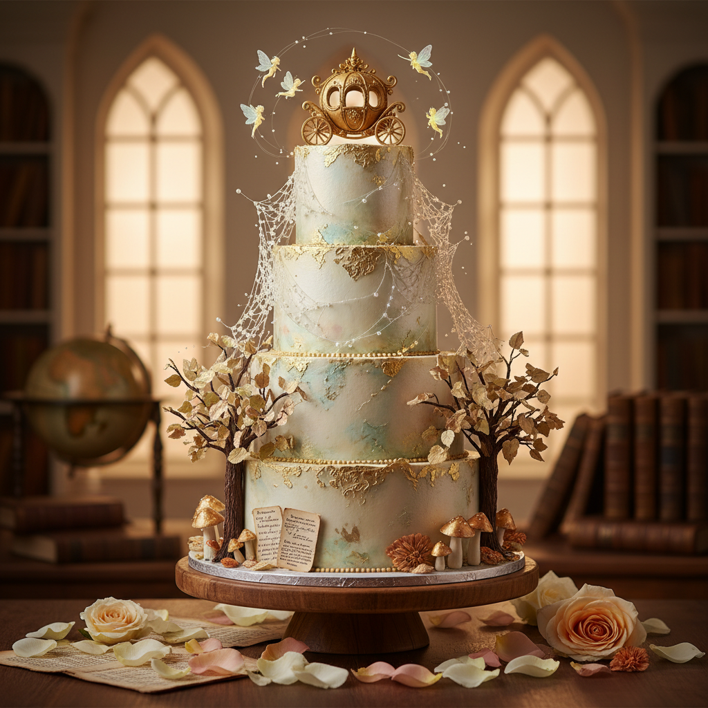 Beyond Buttercream: A Guide to Storybook Wedding Cake Elements