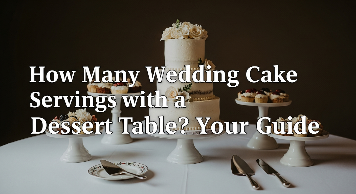 How Many Wedding Cake Servings with a Dessert Table? Your Guide