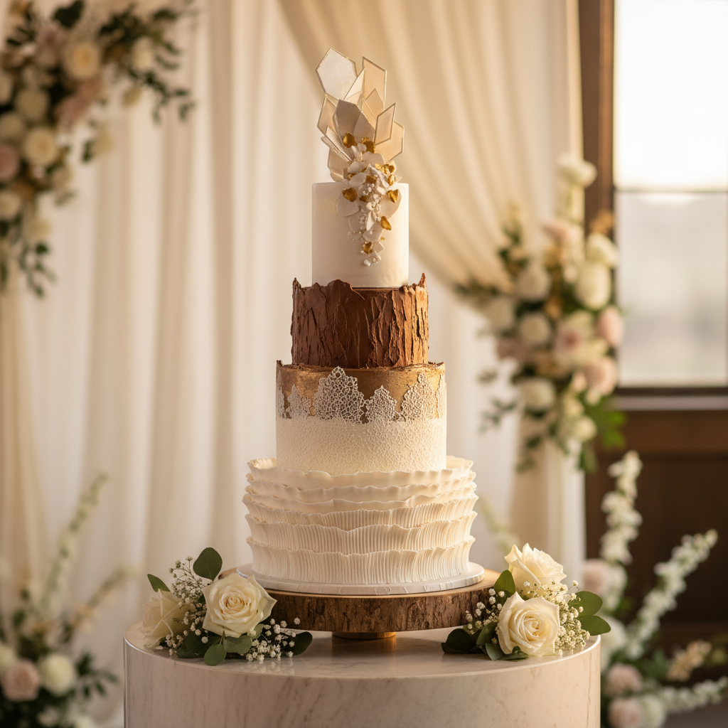 Textured Wedding Cake Designs: An Artful Guide for Your Big Day