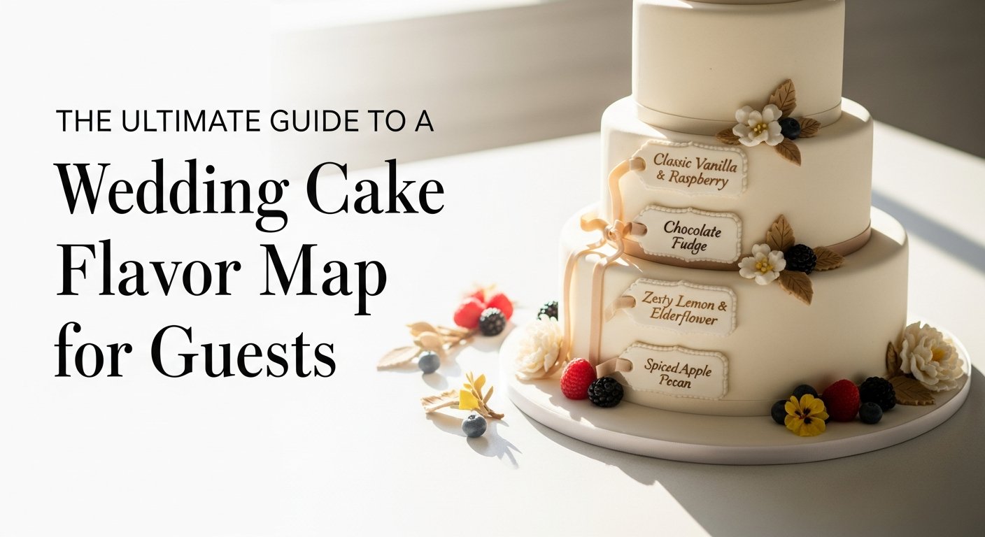 The Ultimate Guide to a Wedding Cake Flavor Map for Guests