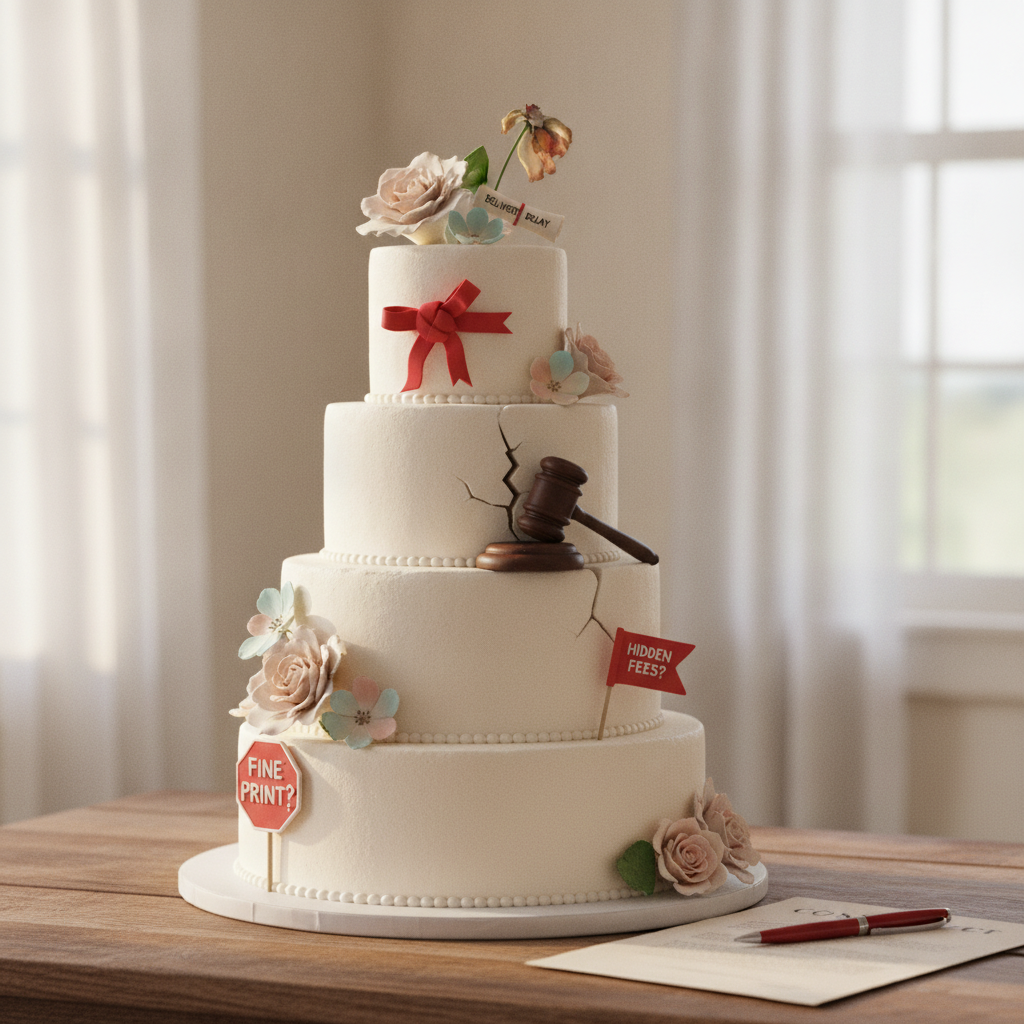 7 Wedding Cake Contract Clause Red Flags You Must Avoid