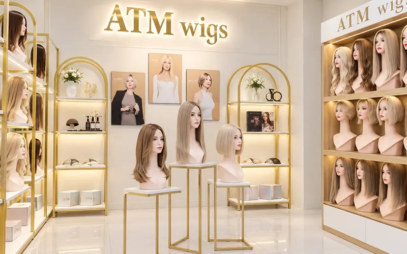 ATM Wigs premium wig showroom in USA