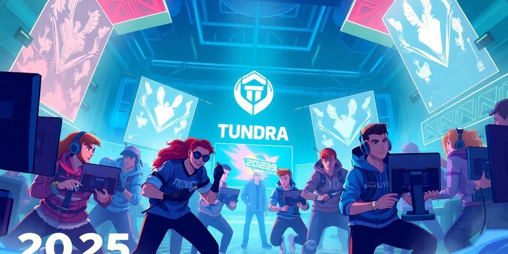 Tundra Esports players in action.