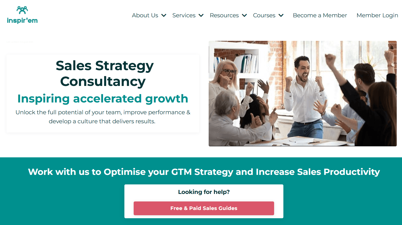 inspir'em Homepage
