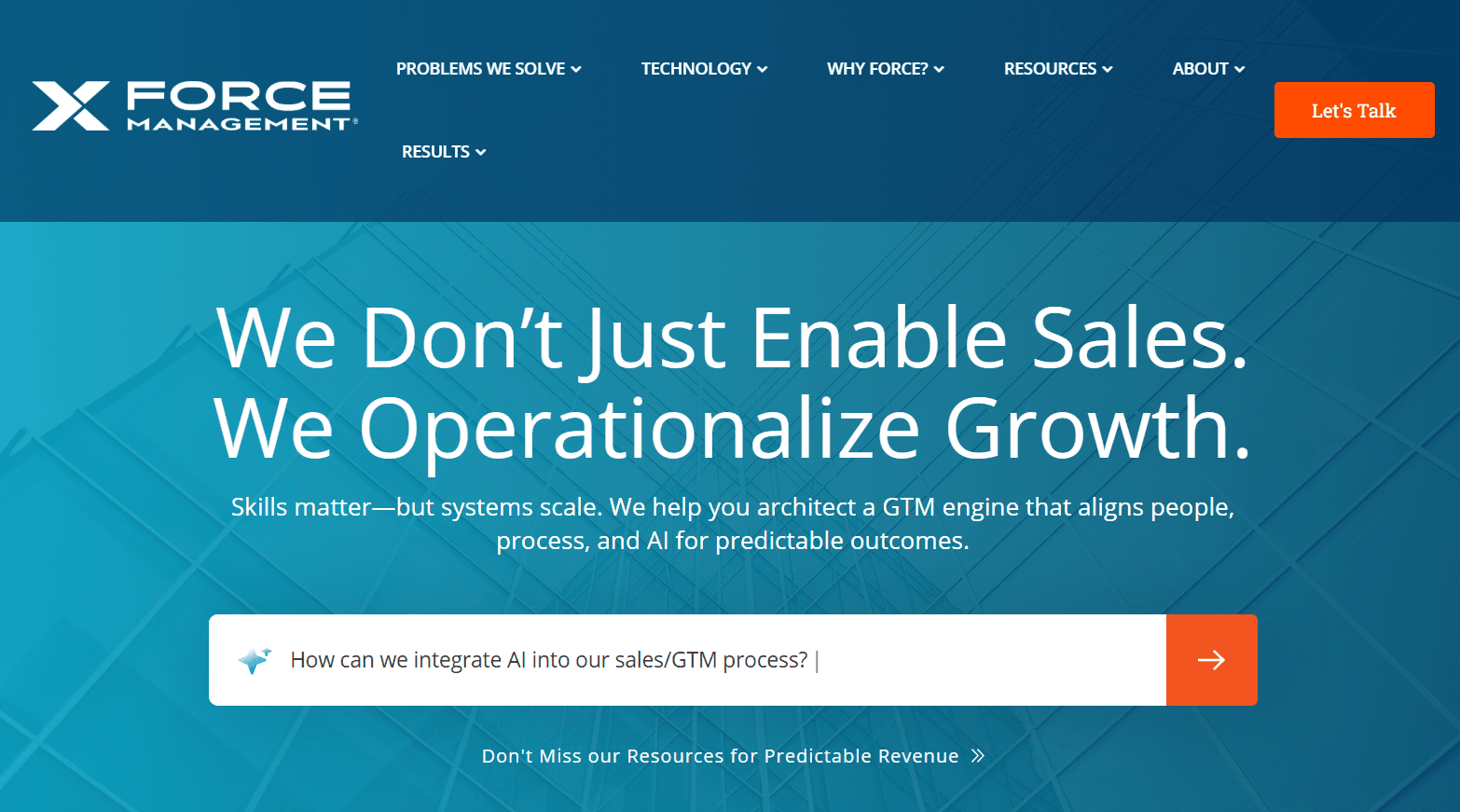 Fore management Homepage