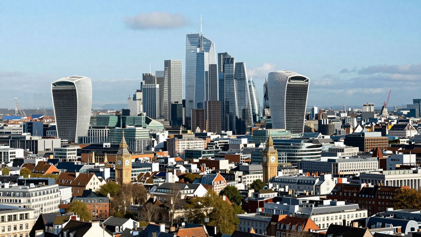UK city skylines at a glance