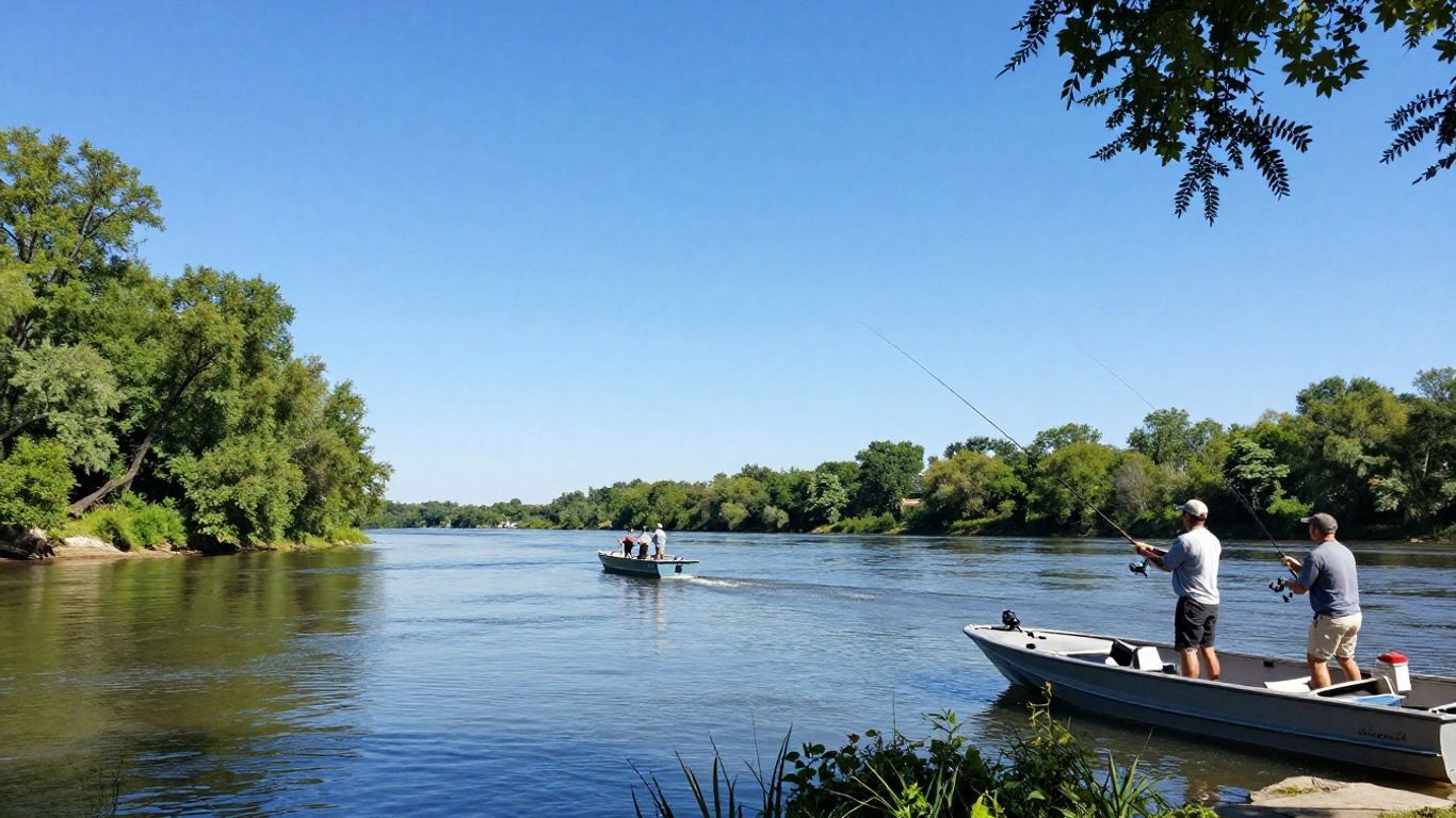 Missouri River fishing guides in Kansas City