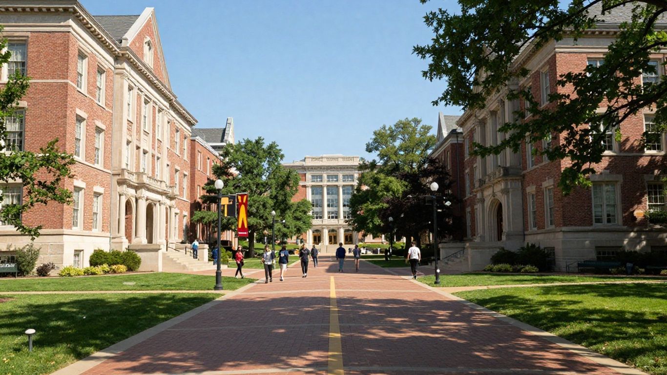 University of Minnesota Twin Cities campus buildings and pathways
