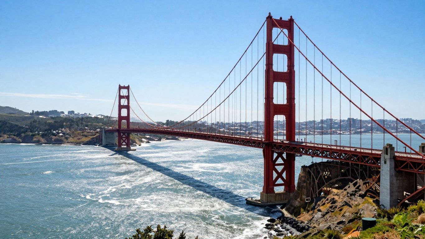 Golden Gate Bridge and San Francisco skyline