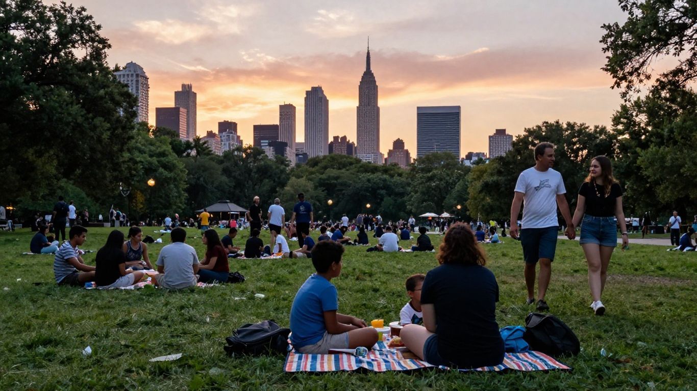 Affordable US cities with happy people and city views.