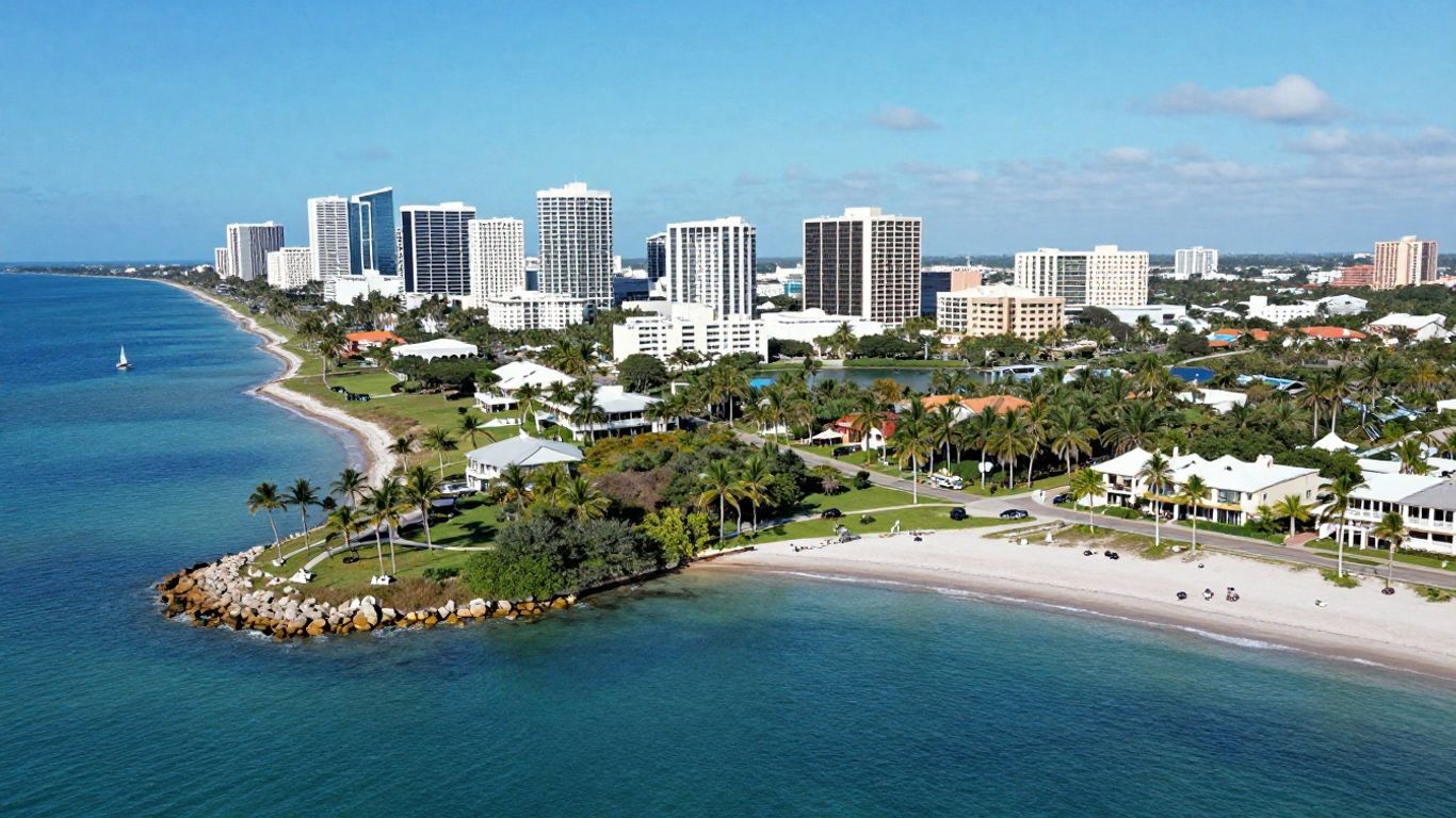 Florida map with cities and attractions