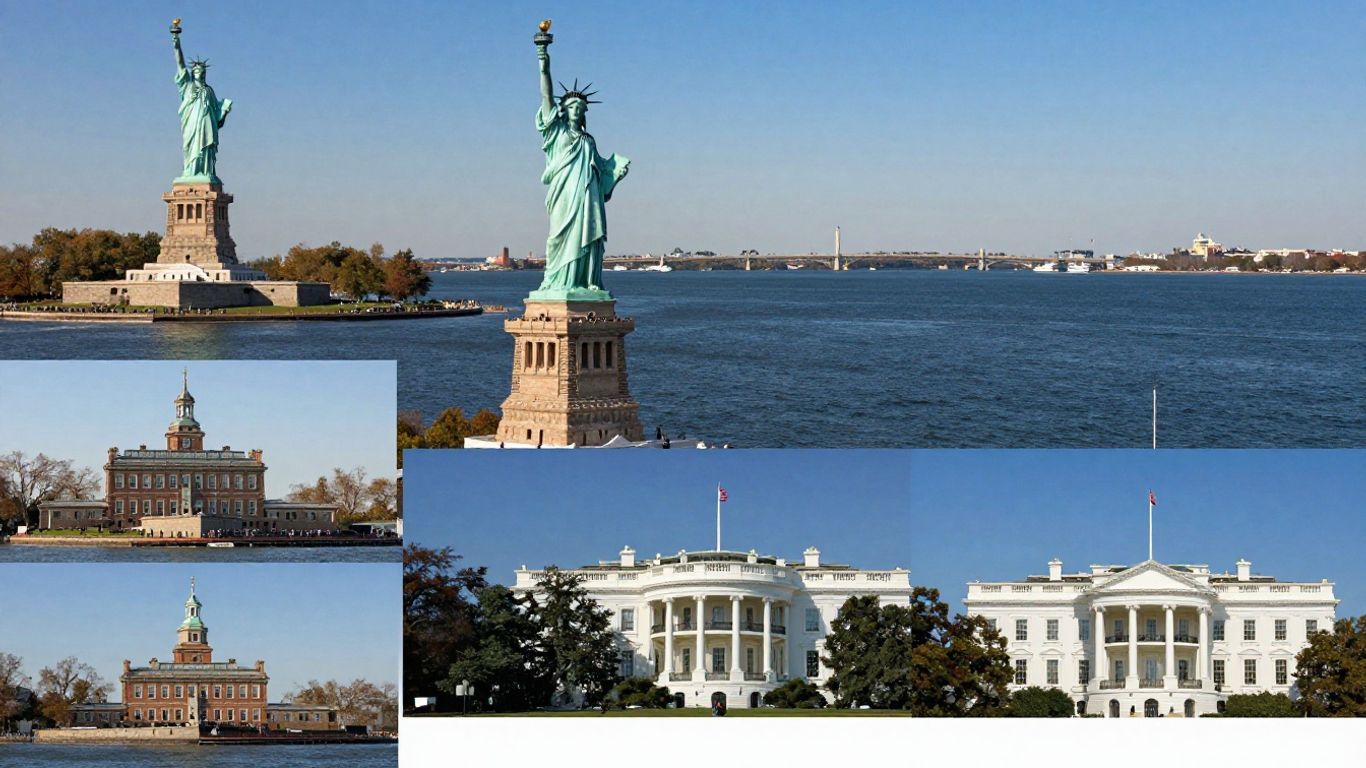 Eastern Seaboard landmarks collage