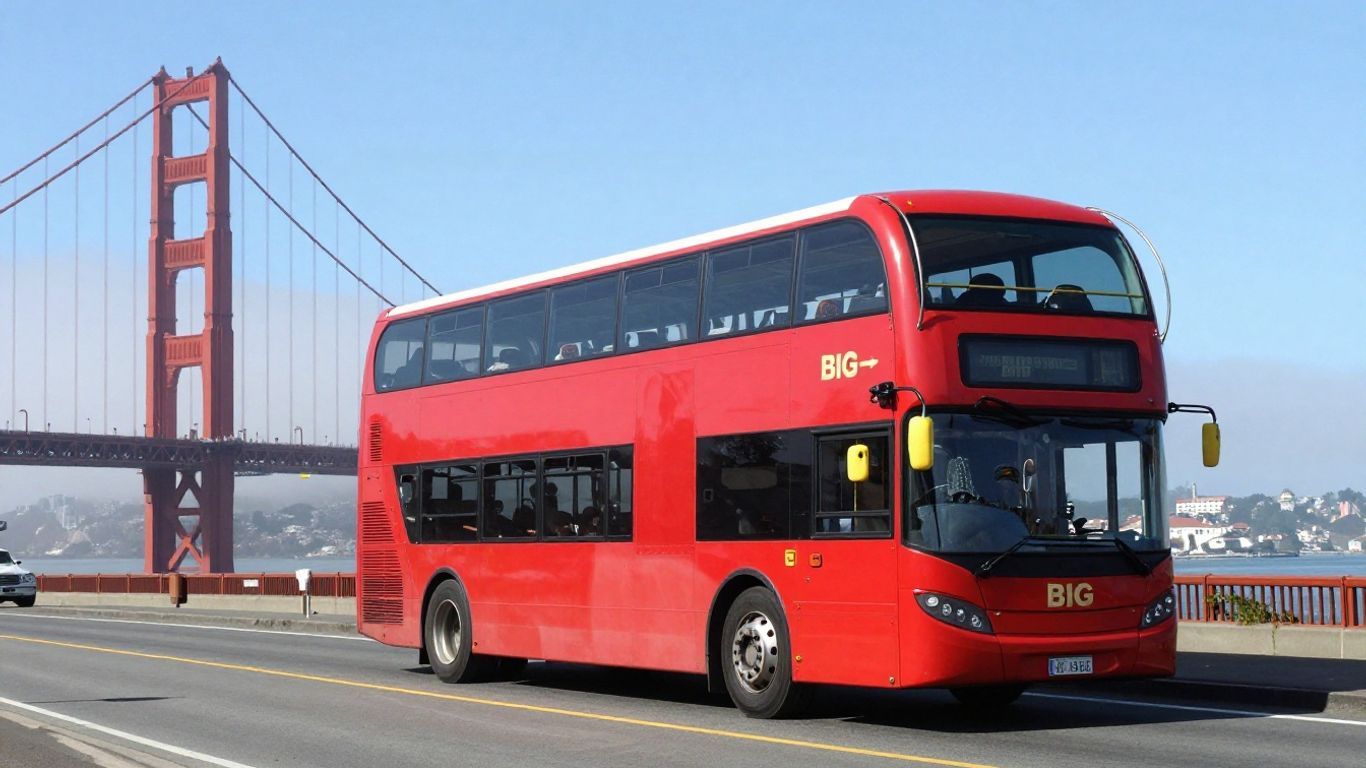 Big Bus tours Golden Gate Bridge San Francisco