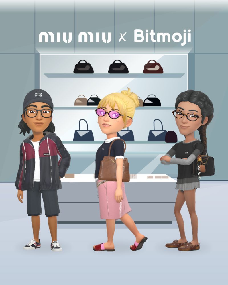 Snap Inc. And Miu Miu Unveil New Miu Miu x Bitmoji Collection