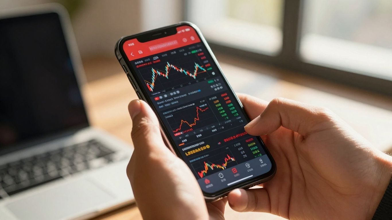 Beginner's guide to day trading on a smartphone.