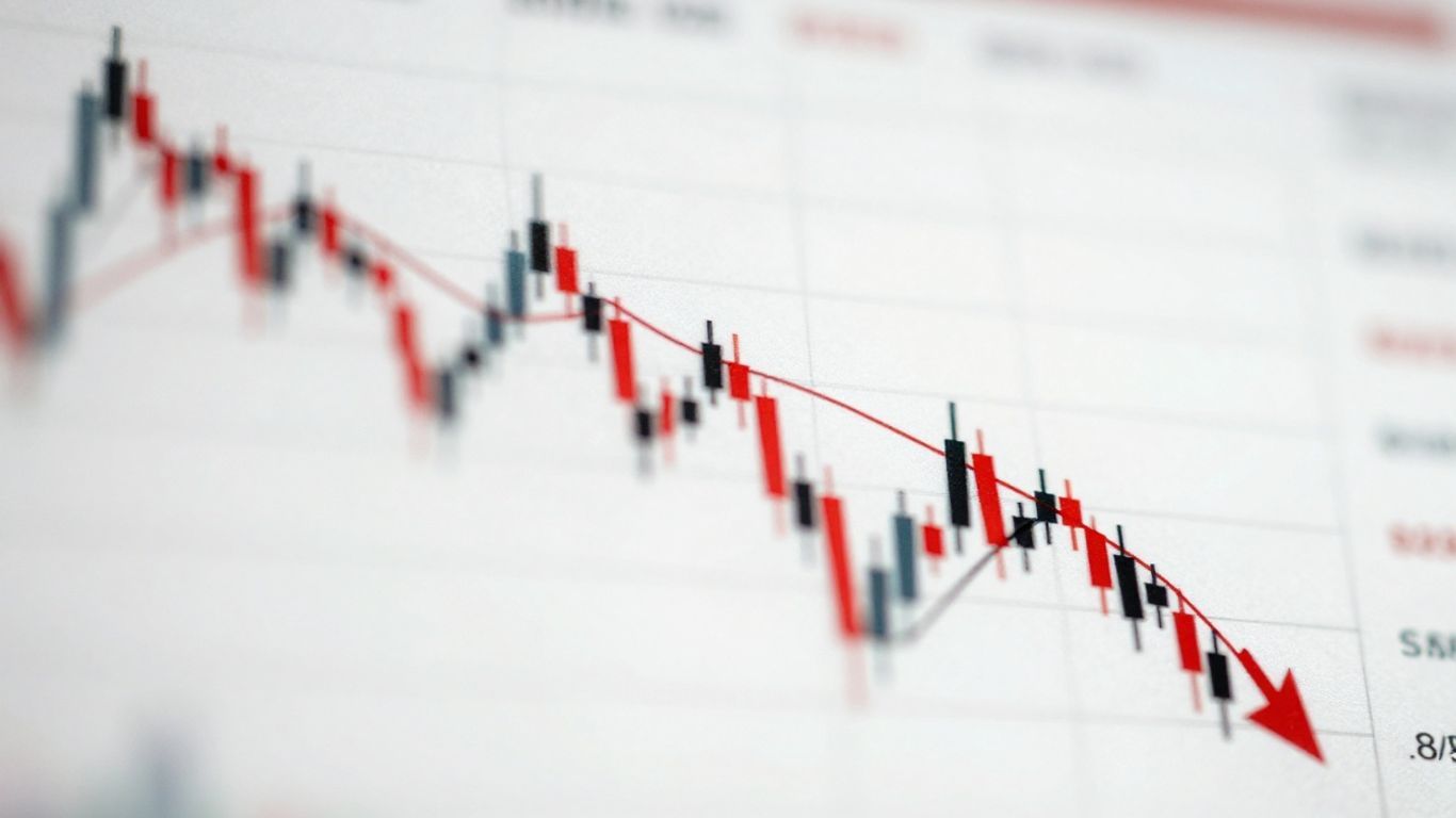 Financial market momentum shifts visual