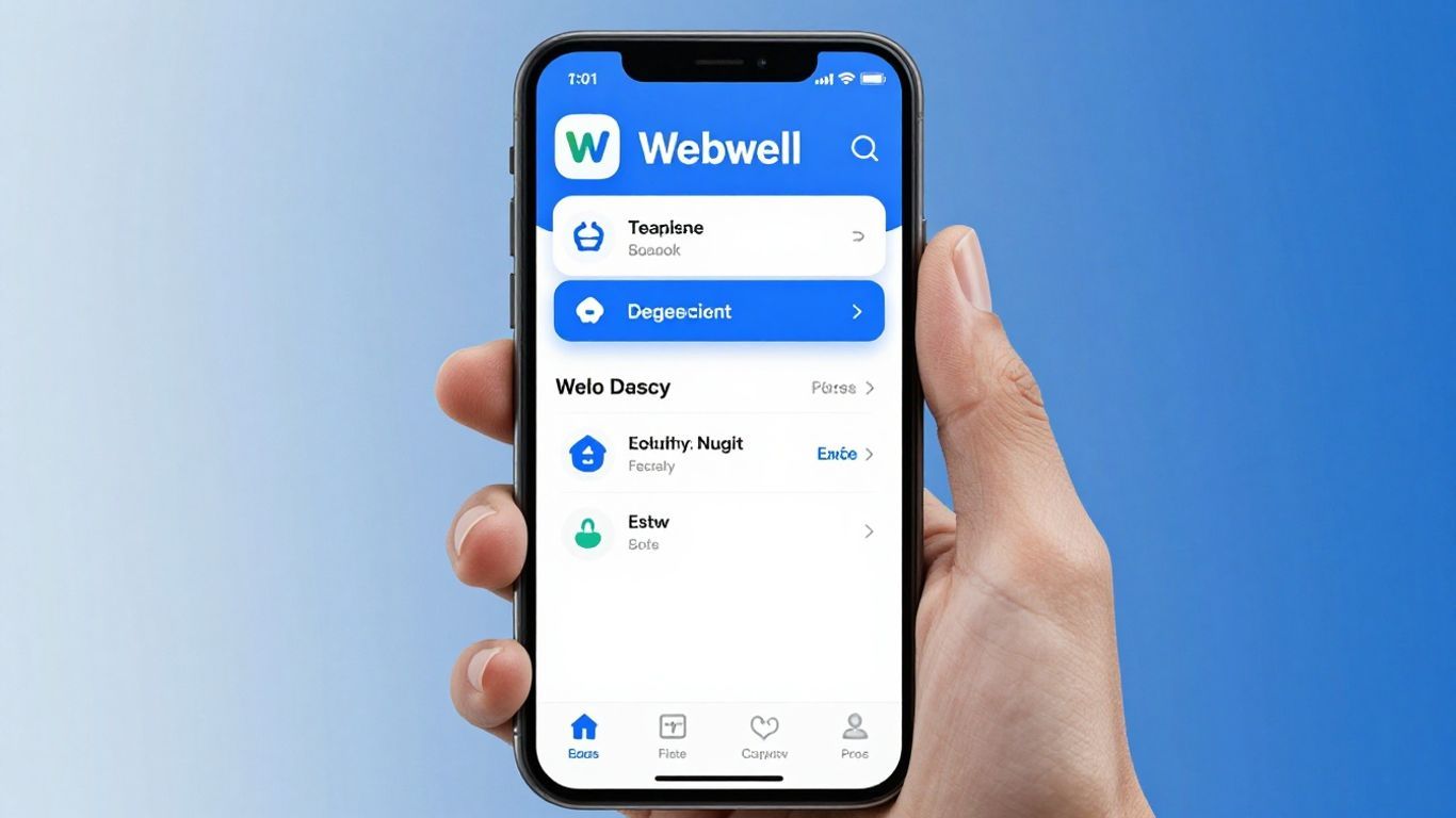 Webull app on a smartphone screen.