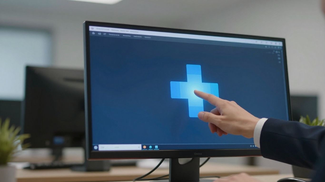 Anthem Blue Cross portal interface on a computer screen.