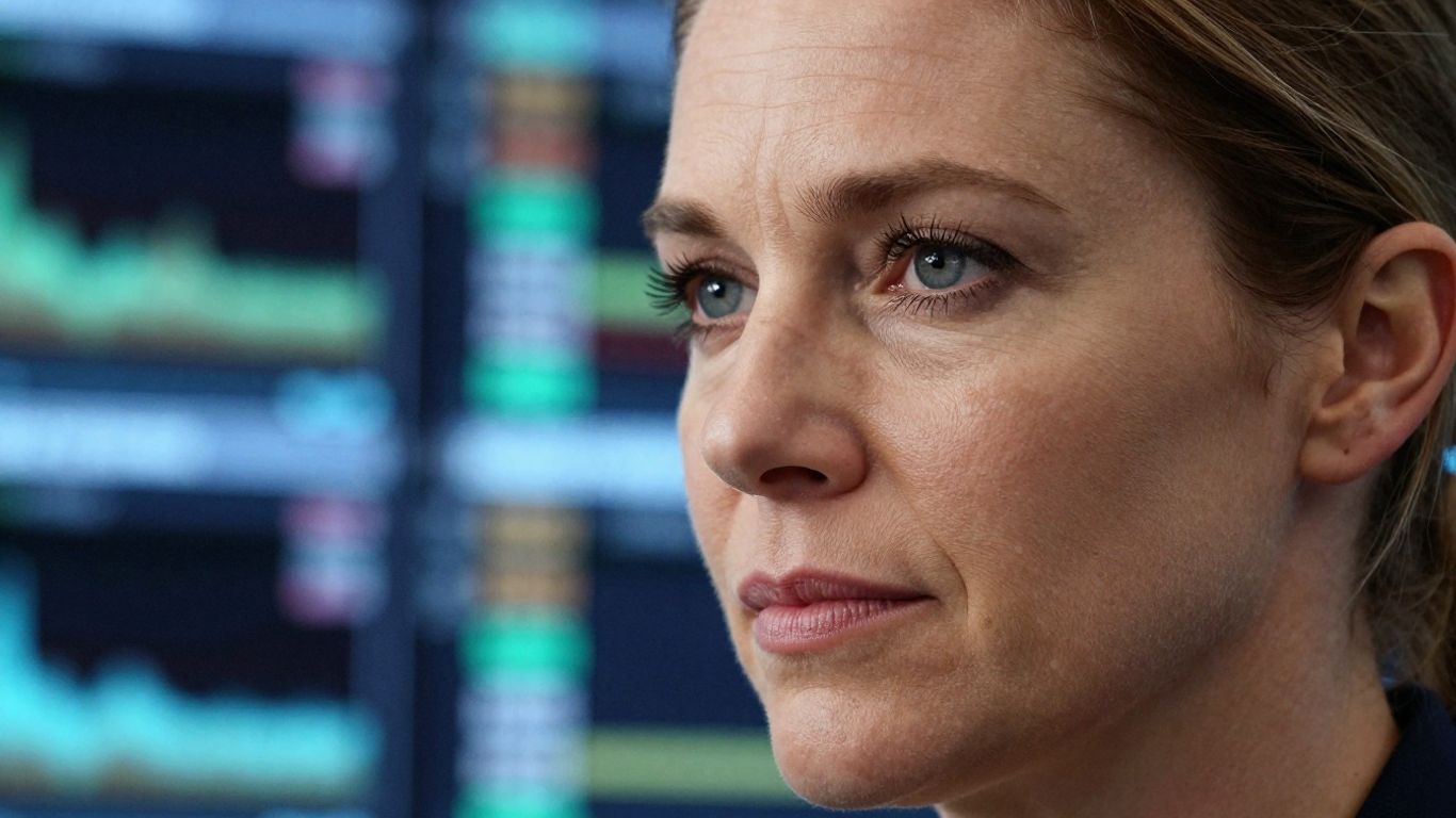 Portrait of Linda Raschke, trading expert.