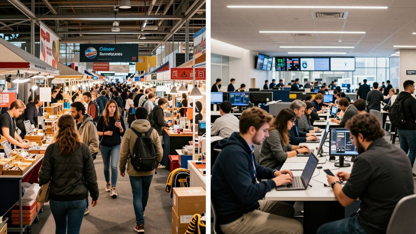 Forex and Futures trading environments side-by-side.