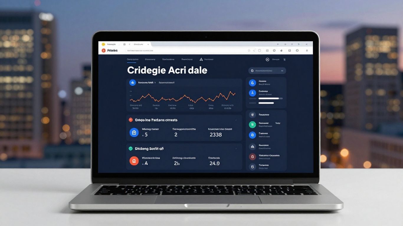 Webull trading platform on a laptop screen