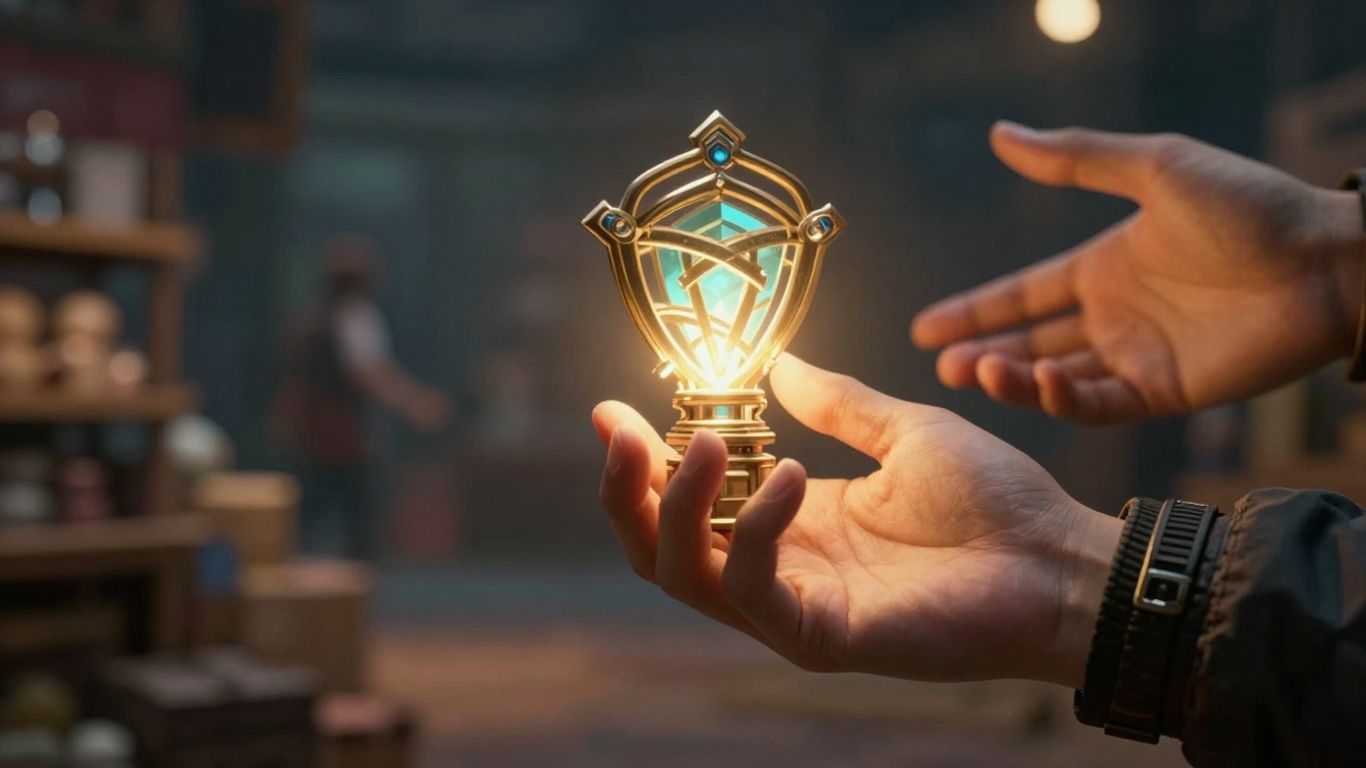 Trading in-game items on Poe trading sites.