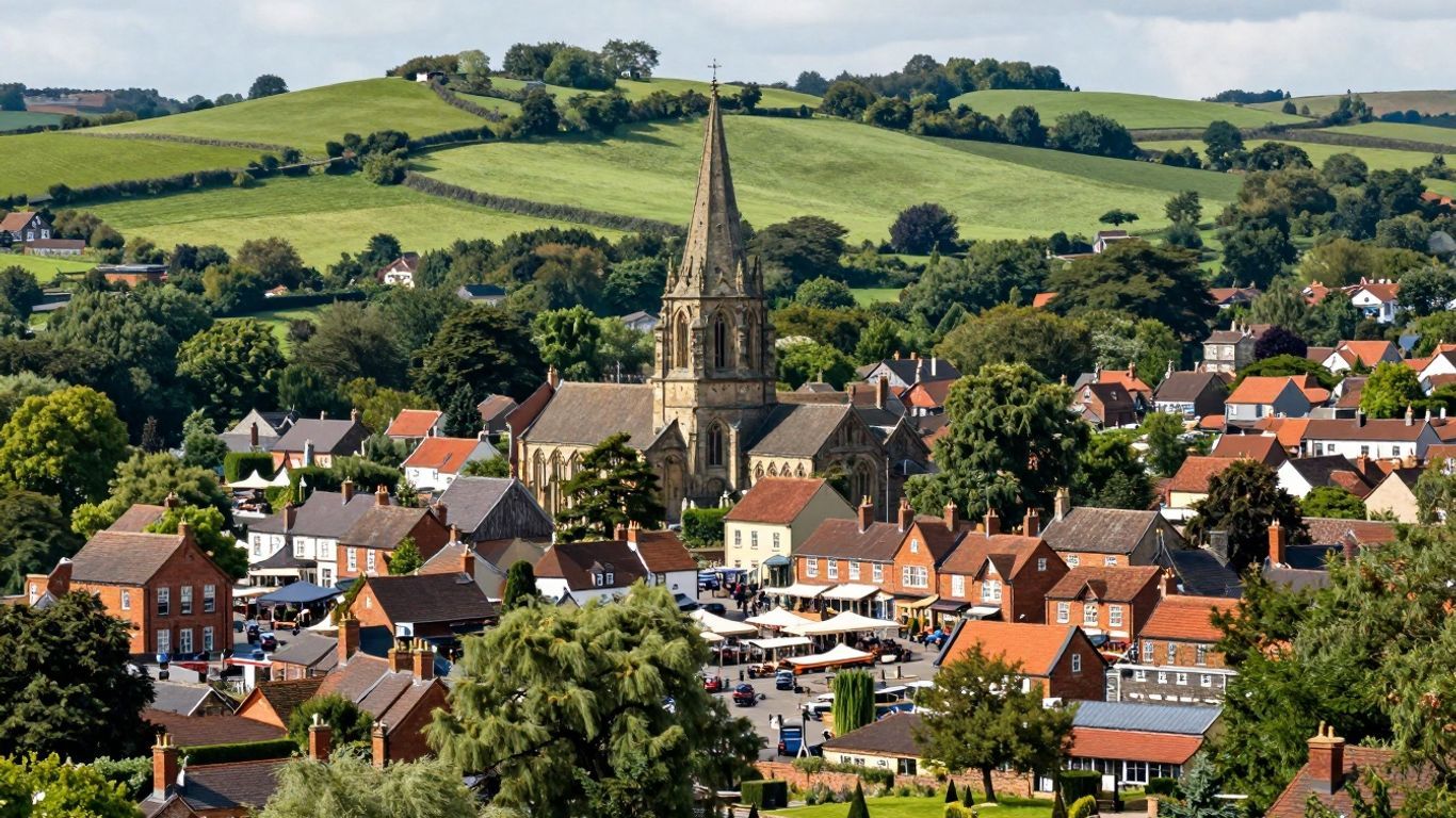 Picturesque towns and villages near Coventry.